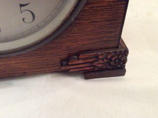 ANTIQUE WESTMINSTER CHIME MANTLE CLOCK 3