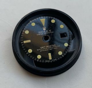 1960 ' s Vintage Rolex GMT - Master ref.  1675 Gilt Dial 2
