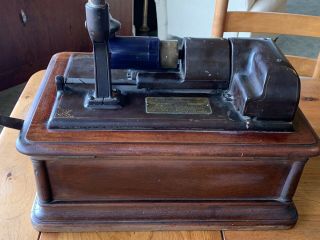 Antique EDISON OPERA CYLINDER phonograph CYGNET HORN 10 model A serial 238 5