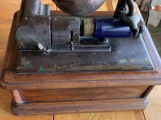 Antique EDISON OPERA CYLINDER phonograph CYGNET HORN 10 model A serial 238 7