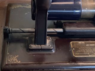 Antique EDISON OPERA CYLINDER phonograph CYGNET HORN 10 model A serial 238 8