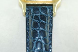 Cartier Vintage Santos Automatique 18K Yellow Gold Diamond Watch 10