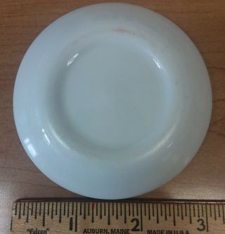 Vintage Carr? WEST POINT NY Military Academy Cadet Mess Hall BUTTER PAT PLATE 2