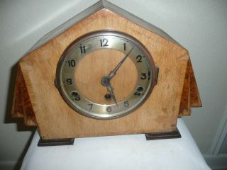 Art Deco,  German ? Westminster Chimes Mantle Clock,  For Restoration.