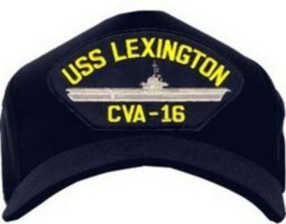 Baseball Cap Navy Uss Lexington Cva 16