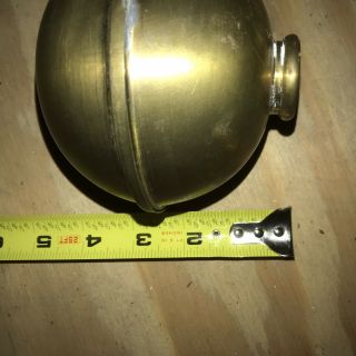 Vintage Weathervane Brass Ball For Weathervanes Or Lightning Rod