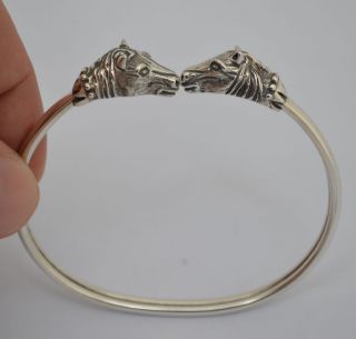 Horse Head Silver Bracelet - Symbol Of Wealth - Prosperity - Ancient Greece