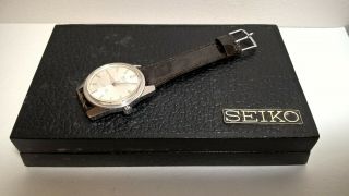 King Seiko Scripted Chronometer 49999 Hand Wind; Display Back,  Ultra Rare Box