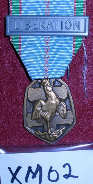 XM02 French WW11 Victory medal with Liberation Bar 2