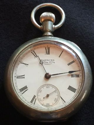 Antique American Waltham Watch Co.  Pocket Watch 11 Jewels Wm.  Ellery Circa 1883