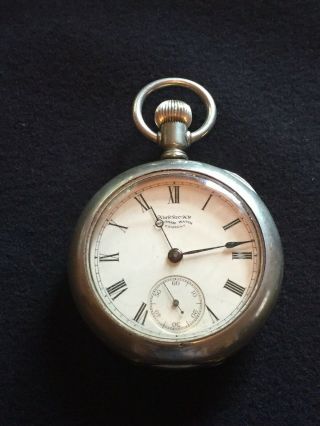 Antique American Waltham Watch Co.  Pocket Watch 11 Jewels Wm.  Ellery Circa 1883 2