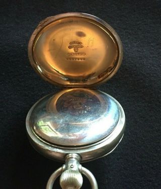 Antique American Waltham Watch Co.  Pocket Watch 11 Jewels Wm.  Ellery Circa 1883 6