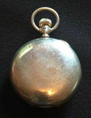 Antique American Waltham Watch Co.  Pocket Watch 11 Jewels Wm.  Ellery Circa 1883 7