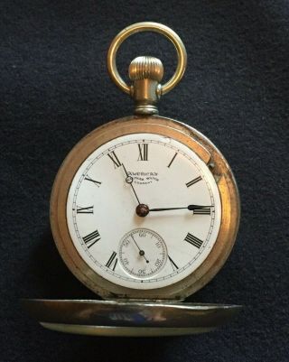 Antique American Waltham Watch Co.  Pocket Watch 11 Jewels Wm.  Ellery Circa 1883 8