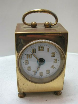 An Early Miniature German Alarm Clock