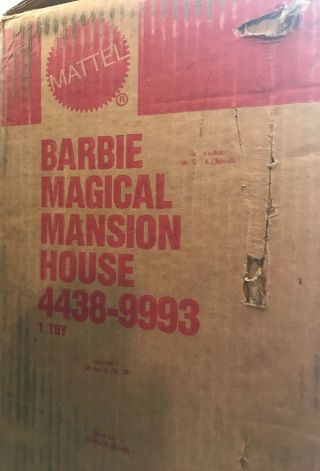 Barbie Magical Mansion 1990 Most Barbie House Mattel Ever Made NIB 2