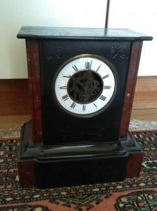 A Rare 19th Century Farcot Of Paris Marble Mantel Clock Sgsg Movement 1861