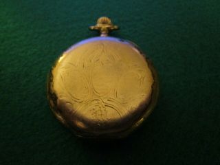 Vintage Antique Engraved Elgin Pocket Watch