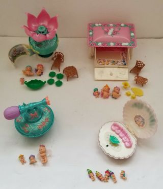 Vintage Kenner Fairy Winkles Playsets Dollhouse 1993 Set Of 4