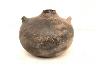 Ancient Native American Indian Pottery Caddo Lrg Bowl Clay Jug Bottle Atq Old