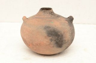 Ancient Native American Indian Pottery Caddo Lrg Bowl Clay jug bottle atq old 2