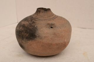 Ancient Native American Indian Pottery Caddo Lrg Bowl Clay jug bottle atq old 4