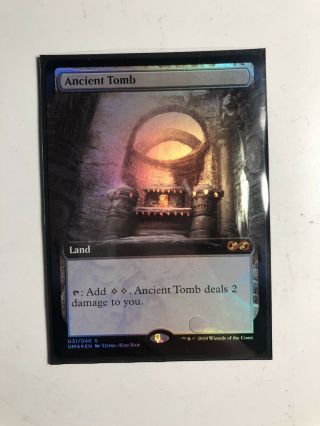 Ancient Tomb Box Topper - Near Mtg Premium Foil Card