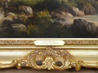 Fine Antique 19thC Victorian Oil Painting Scottish Highlands Landscape 9