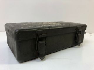 WW2 Military Metal Vehicle First Aid Kit 9 - 221 - 200 