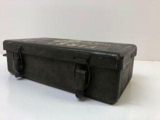 WW2 Military Metal Vehicle First Aid Kit 9 - 221 - 200 
