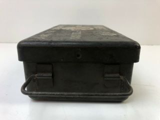 WW2 Military Metal Vehicle First Aid Kit 9 - 221 - 200 