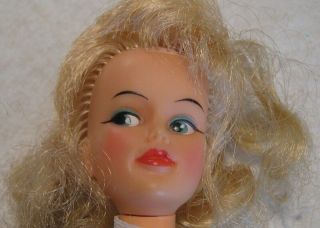 Vintage 1965 Ideal Glamour Misty Blonde Tammy ' s Friend Doll In Outfit 4