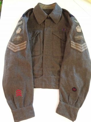 1943 Dated Laa Rca Battledress And Pants