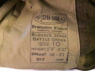 1943 dated LAA RCA Battledress and pants 4