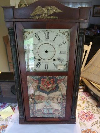 Antique Wooden Clock Case