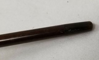 Antique Vintage Cherry Amber Bakelite Handled Cane Walking Stick Sterling Silver 10