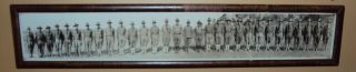 Wwi Panoramic Framed Photograph – Wisconsin 1917