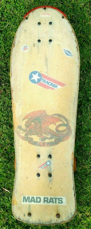 Vintage OG Powell Peralta Lance Mountain natural 1.  5 1984 complete skateboard 2