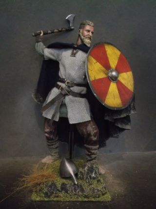 12 " Custom Viking Mercenary,  Ancient Norse Berzerker Warrior 1/6 Figure Ignite