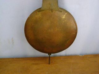 Old lyre pendulum for death comtoise movement,  D 22cm 2