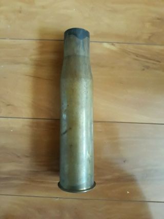 Ww2 Us Army 37 Mm M16 Anti Tank Shell Casing Marked 1943 Pin Marked 1945