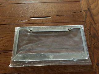 U.  S.  ARMY RETIRED Chrome Plated Metal Enameled License Plate Frame 2