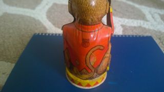 VINTAGE CHEIN MONKEY WITH HAT BANK TOY IN COND 3