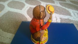 VINTAGE CHEIN MONKEY WITH HAT BANK TOY IN COND 4