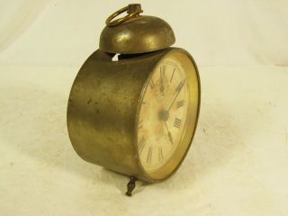 Very Rare Antique “The Globe” Clock From Ansonia Alarm Clock 3