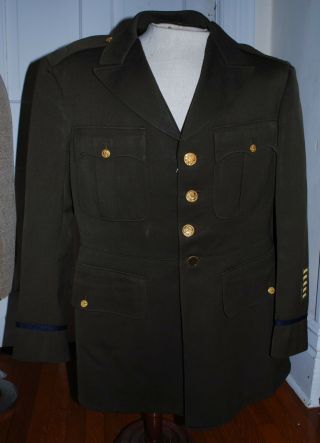 Ww2 Us Air Force Officer Wool 4 Pocket Jacket Large Size 40r