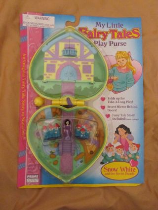 My Little Fairy Tales Play Purse Snow White And The Seven Dwarfs Heart Playset