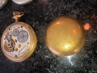 POCKET WATCH COLLECTOR ' S DREAM (8) VINTAGE WATCHES NON - FOR PARTS/REPAIR 6