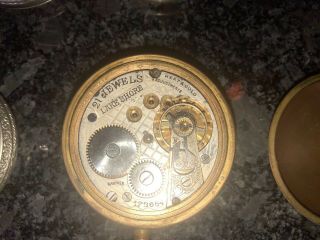 POCKET WATCH COLLECTOR ' S DREAM (8) VINTAGE WATCHES NON - FOR PARTS/REPAIR 8