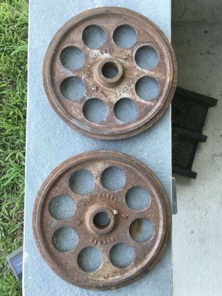 Roberts Big Wheel Plates The Unicorn Of Vintage Antique Barbell Plates